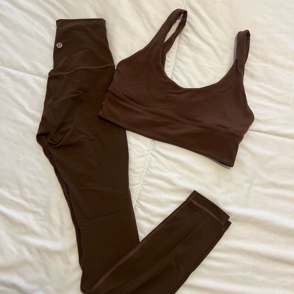 Lululemon Espresso Align Set